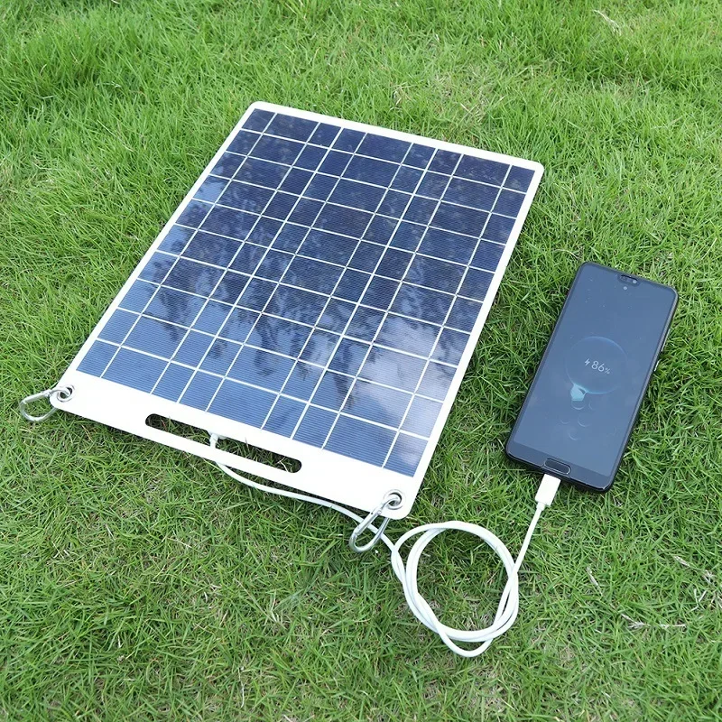 5V Solar Panel Waterproof Port - Solar Emergency Charger 评论和价格