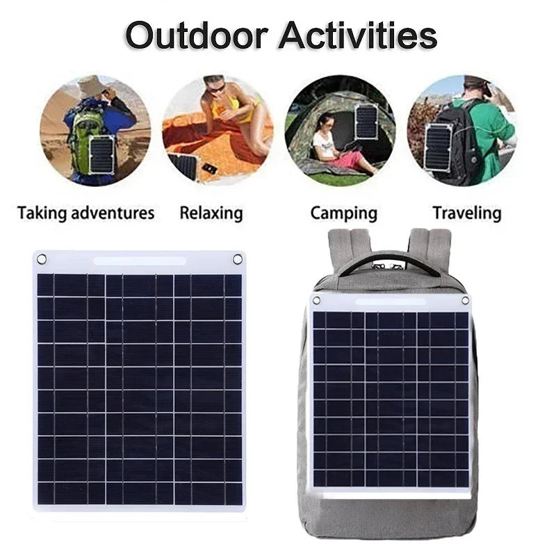 5V Solar Panel Waterproof Port - Solar Emergency Charger 评论和价格