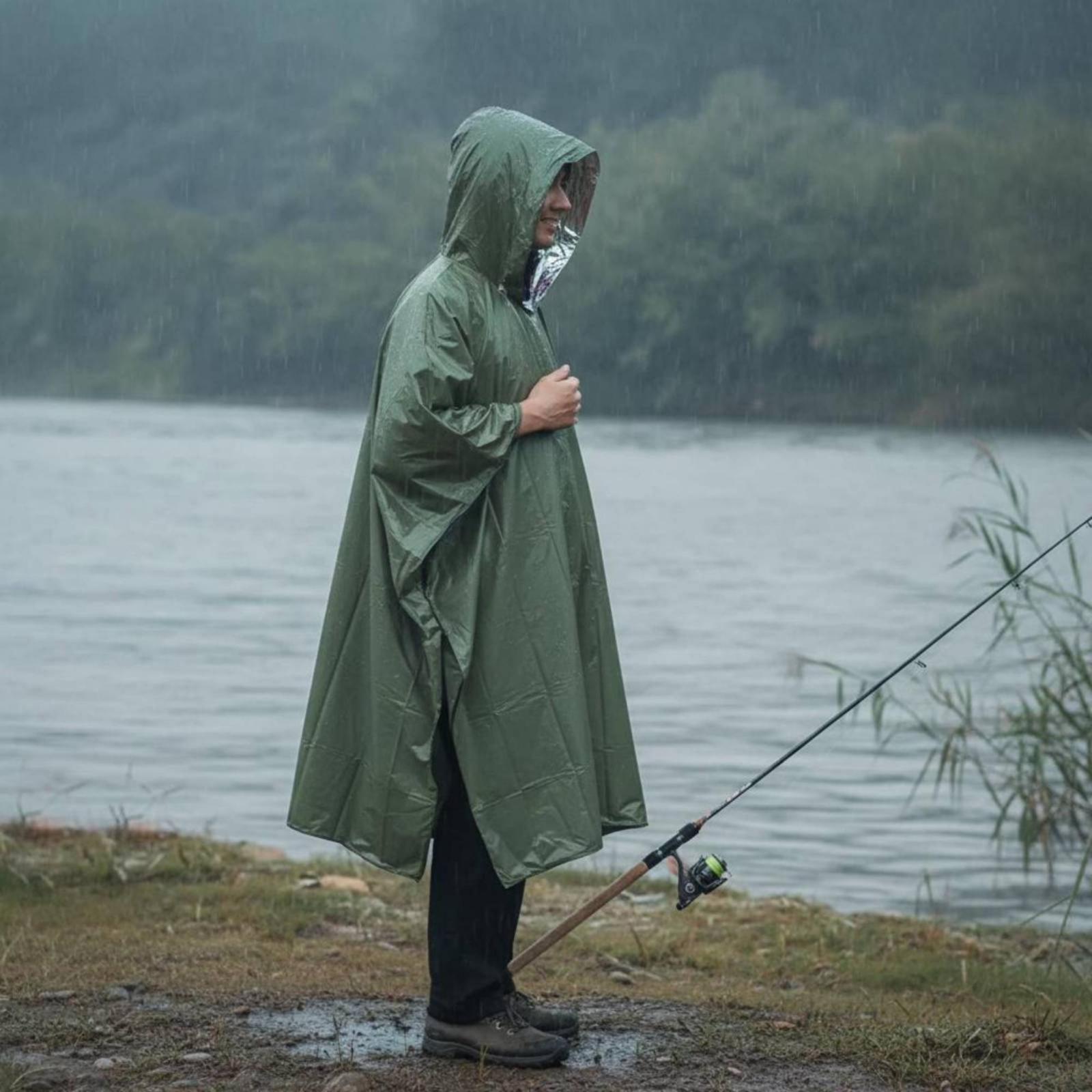 Rain Coat Waterproof Emergency - Emergency Poncho Rain 评论和价格