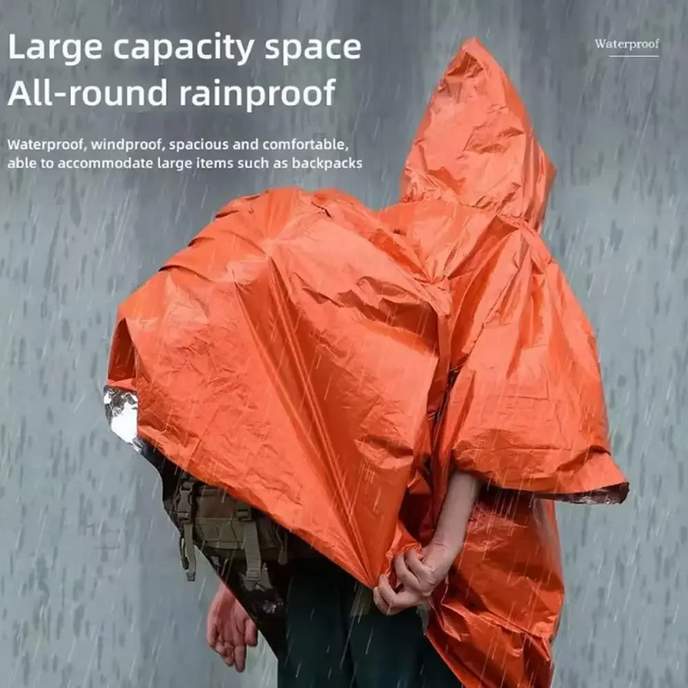 Hooded Emergency Rain Poncho W - Emergency Poncho Rain 评论和价格